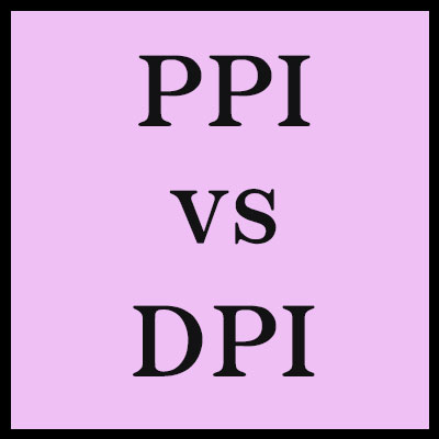  [포토샵] 해상도란? PPI와 DPI의 차이점?