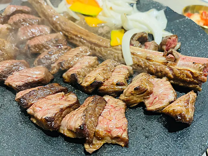 우대갈비 살점들