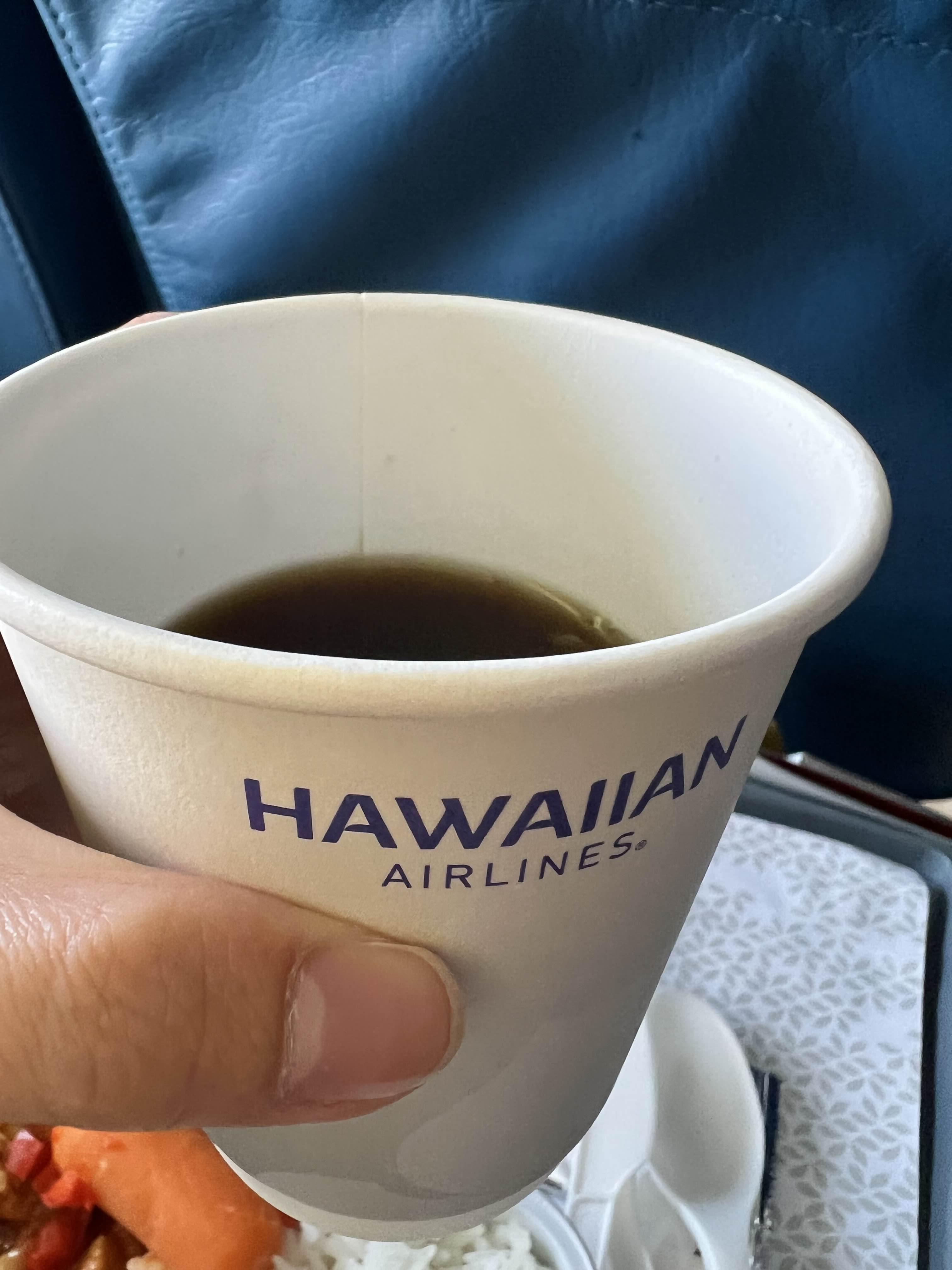 비행기 안에서 마신 커피