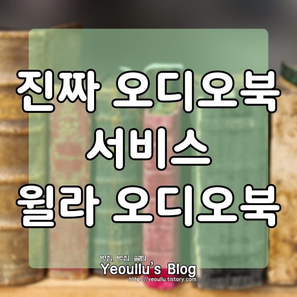  윌라 오디오북, 책을 그대로 읽어주는 진짜 오디오북
