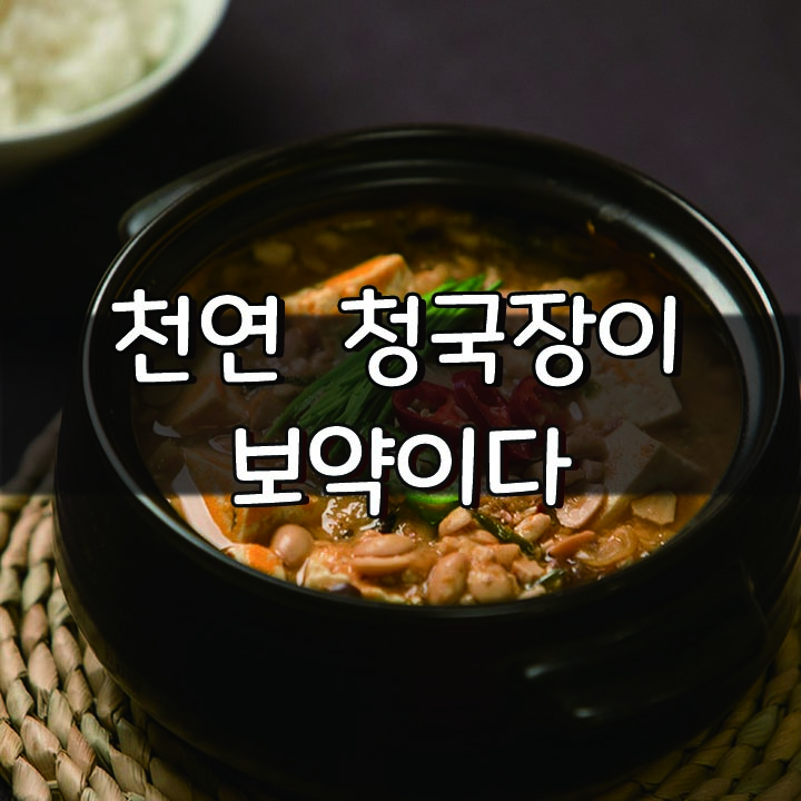  [천연  청국장이 보약이다]