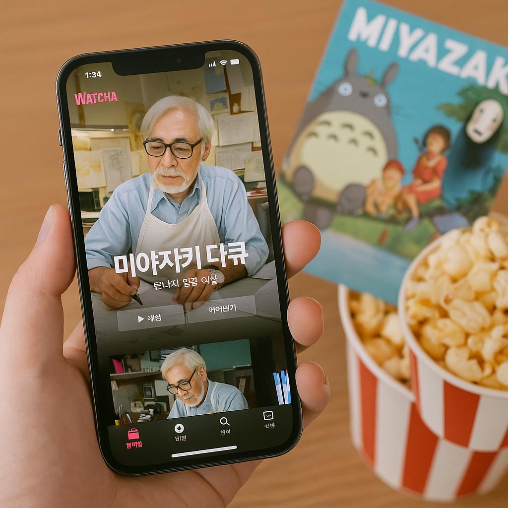 미야자키 다큐 국내 첫 개봉! 왓챠 공개일 알아보기
