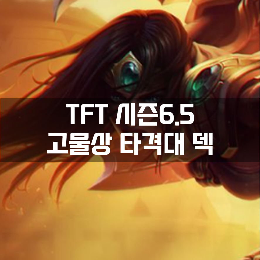  롤체 시즌6.5 고물상 타격대 덱