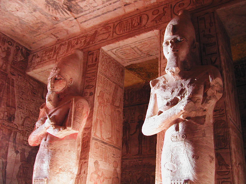 이집트-아부심벨-1실조각벽화