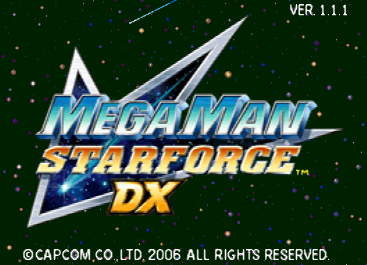  닌텐도 DS / NDS - 메가맨 스타 포스 DX 개조롬 (Mega Man Star Force DX Hack Version 1.1.1)