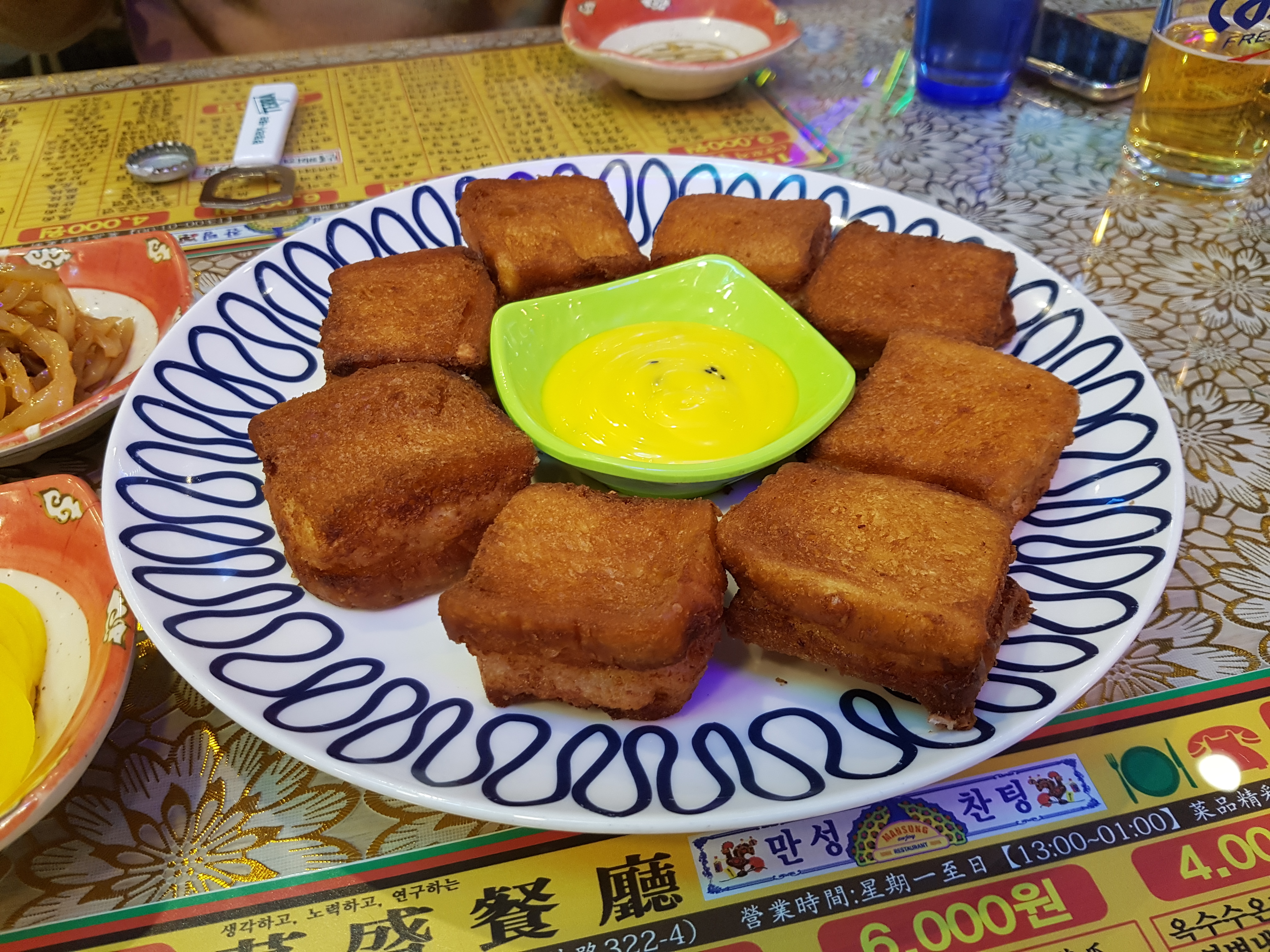  신림 중국음식 맛집 만성찬팅에서 멘보샤, 쯔란소고기, 동파육