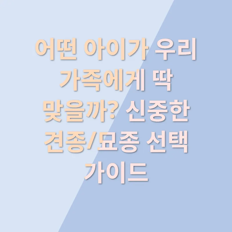 반려동물 가족 맞이_1