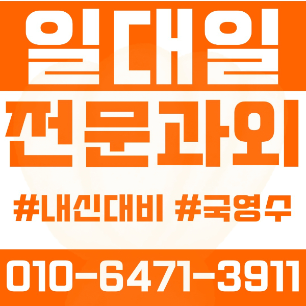  대전 도안동 초등영어과외 중학생수학과외 선행 예습 복습