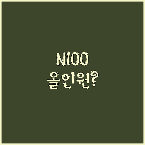 미친 가성비! Topton N100 