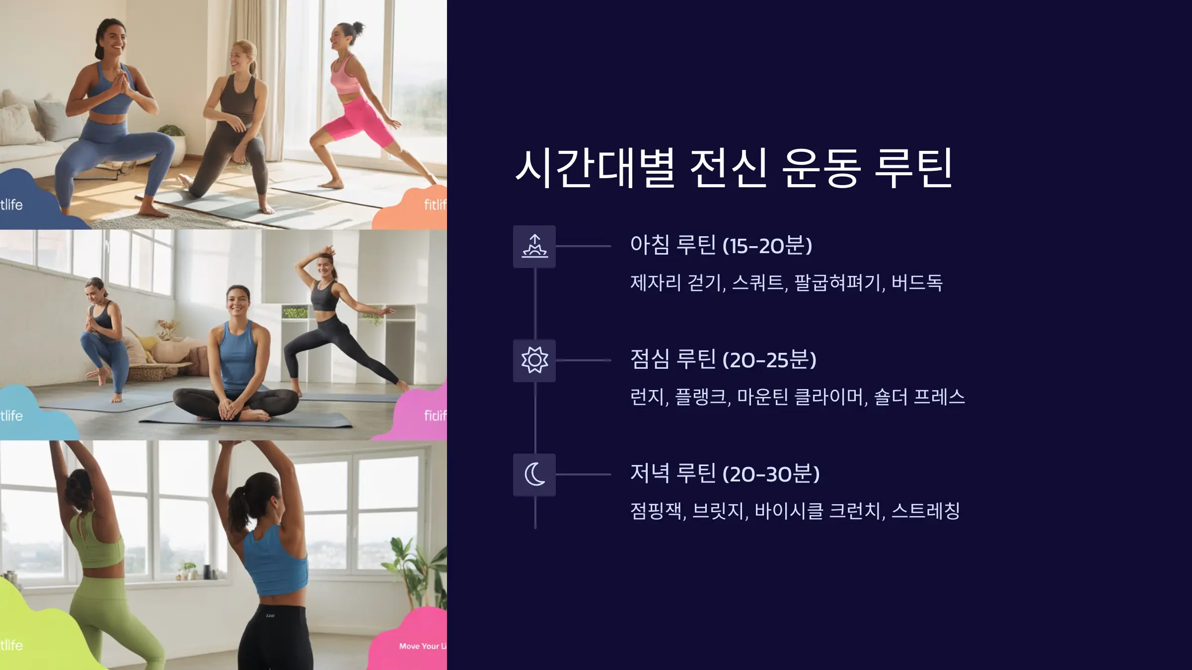 집에서 완성하는 전신 운동 루틴의 모든 것