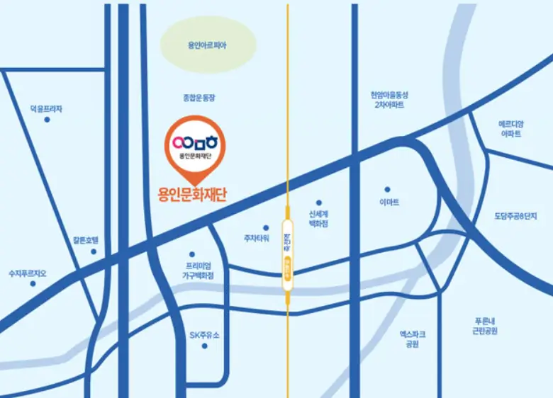 2022-노을-20주년-전국-투어-콘서트-스물-용인-약도