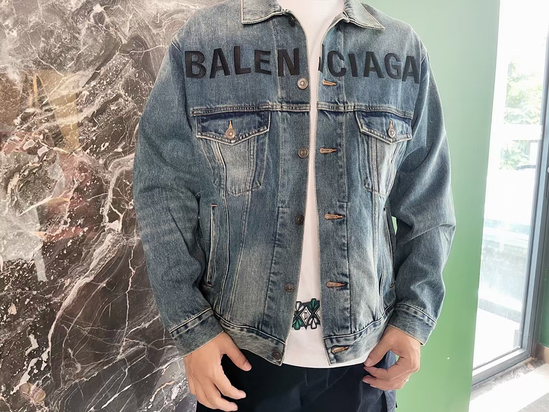  [BALENCIAGA] 발렌시아가 데님 자켓 594424 TCW03 4129