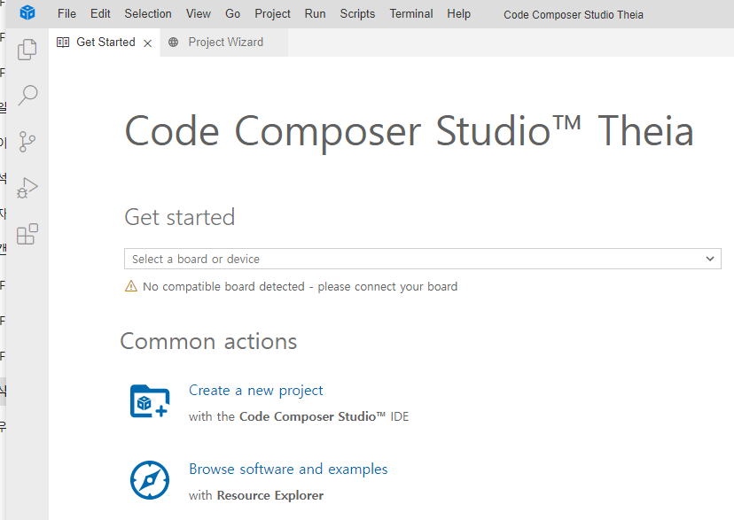  mspm0g3107 ssm code composer studio theia