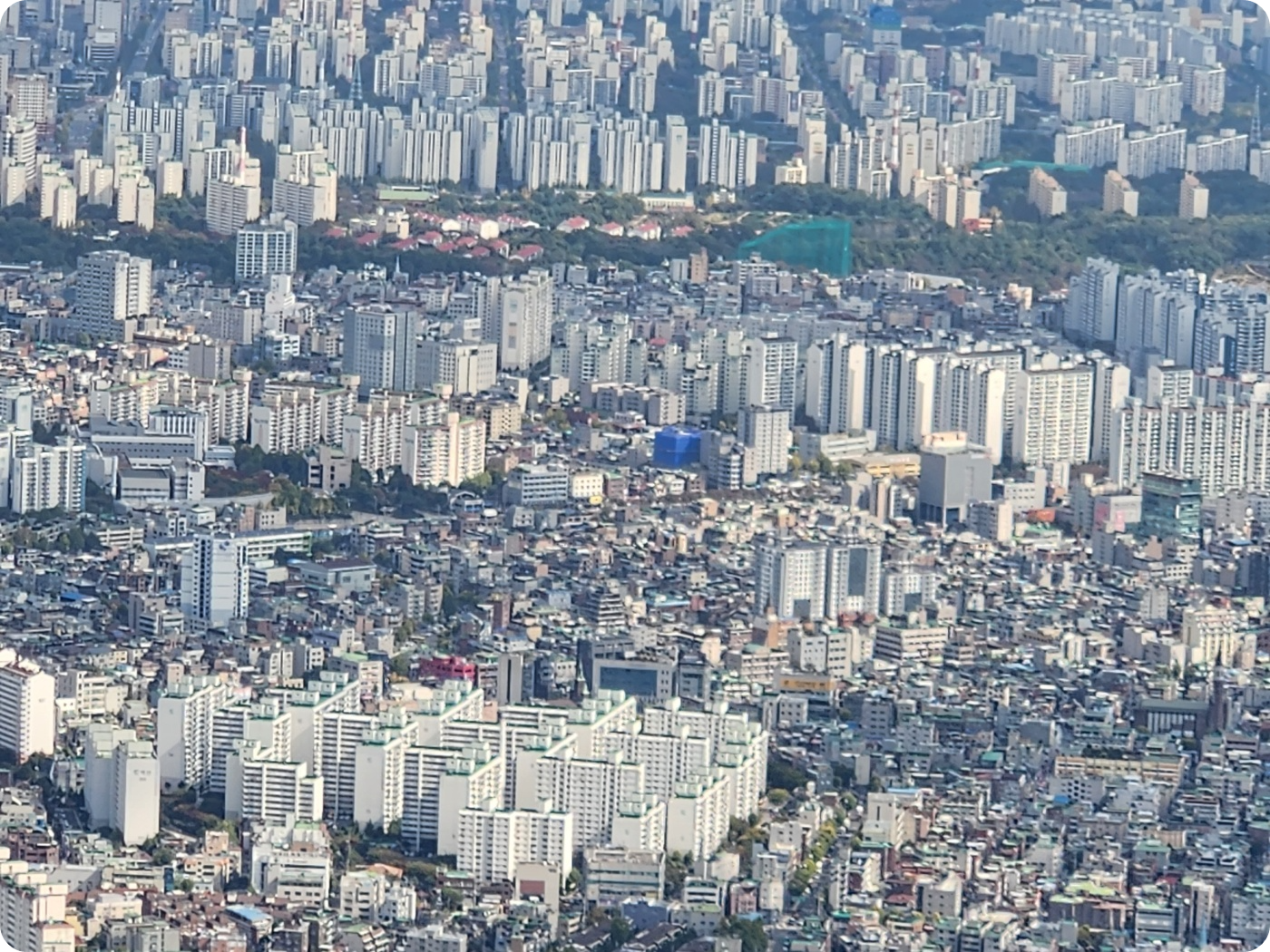 서울 주거지 전경