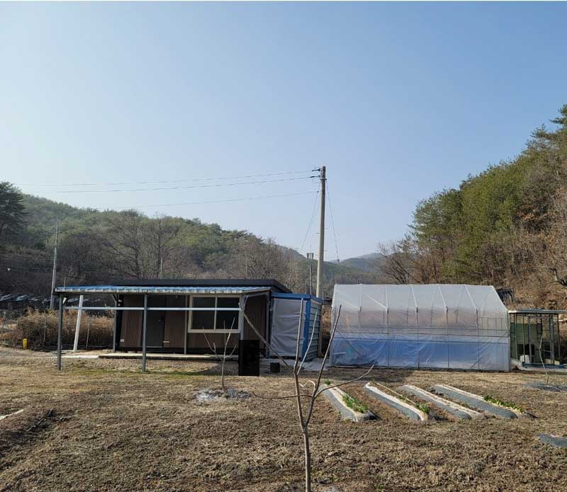 경북 영양 농막 시골집 본채와 하우스