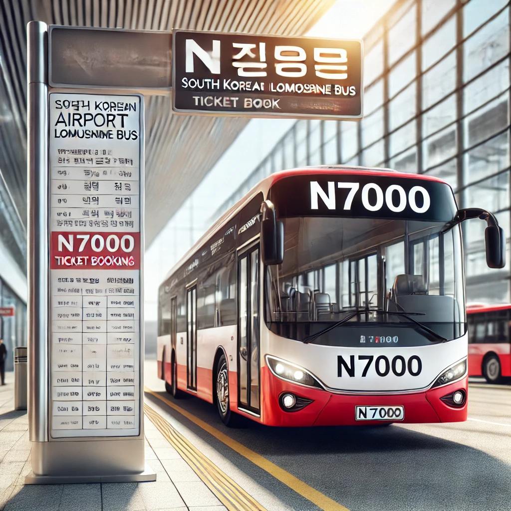 N700번 공항버스 시간표, 공항버스 N7000 예매 2