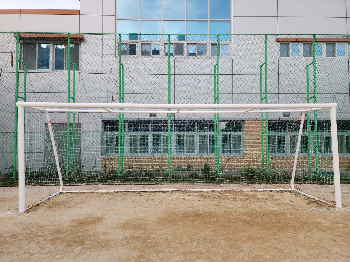  [날개스포츠] 남양주도농중학교 축구골대 도색, 축구골대 보수 작업