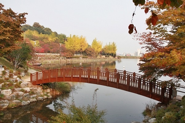 경기도 이천 설봉공원 가을 풍경