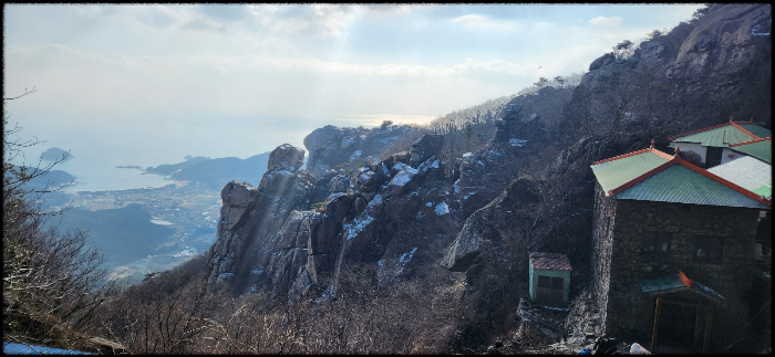 보리암-금산산장-모습