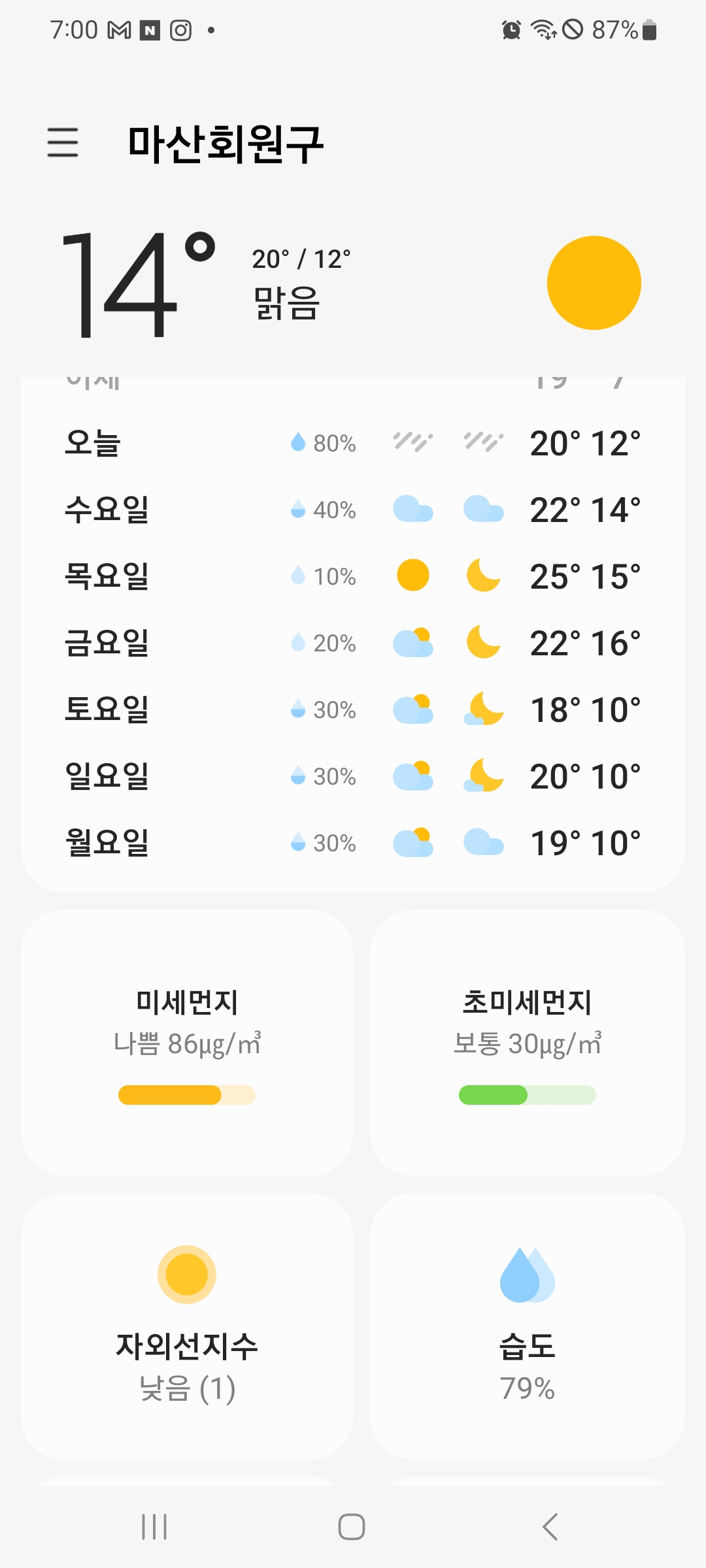  [애플 vs 삼성전자 ①] 아이폰과 갤럭시 기본앱 비교, 날씨