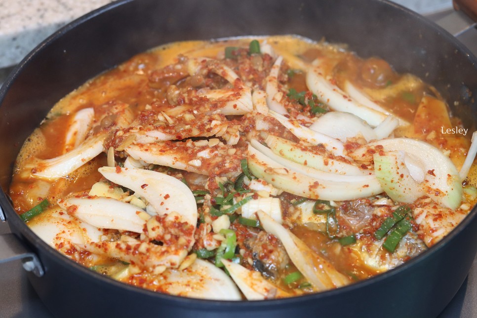 만들기 밥도둑 고등어김치찜 레시피 백종원 고등어김치찜 5