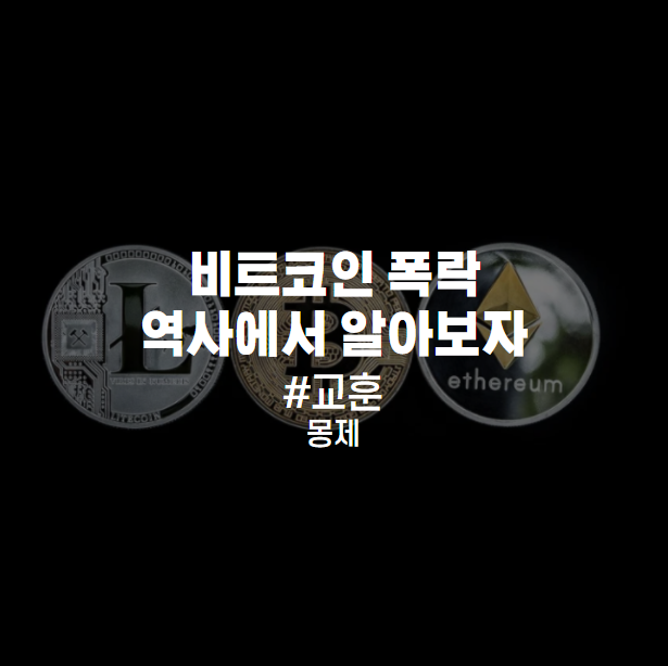  비트코인 폭락 2021 및 역사에서 얻은 교훈 2가지