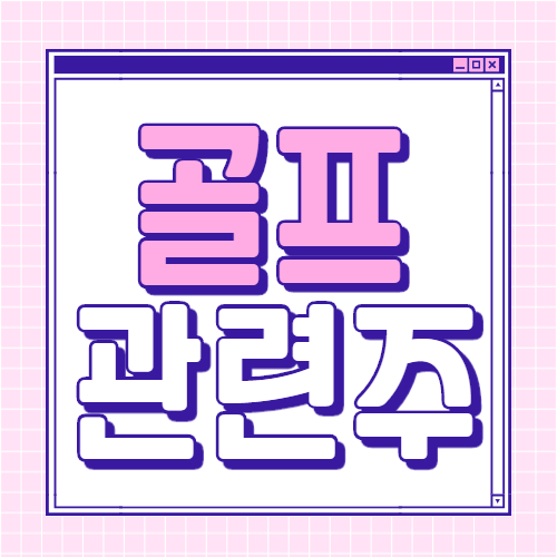  골프 관련주 핵심 종목 대장주 8종목