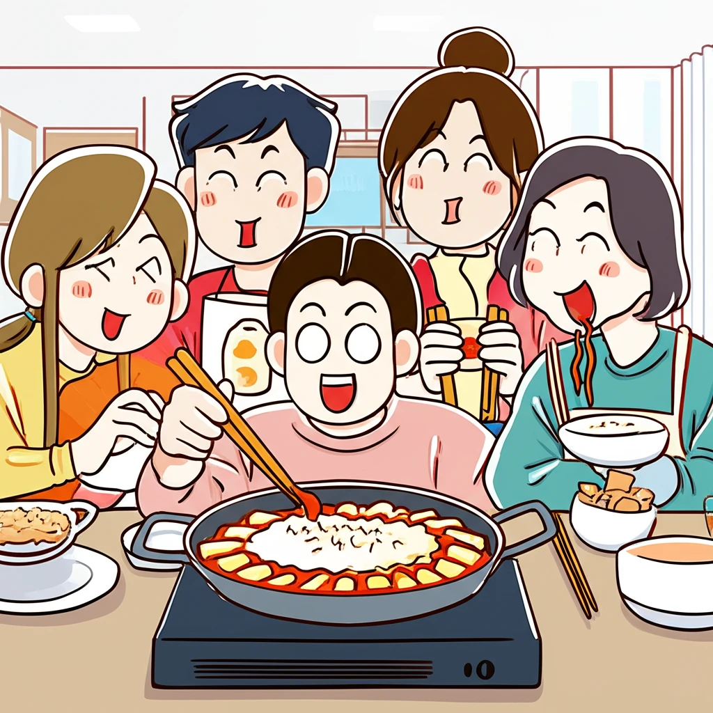 올마레 닭갈비 떡볶이 맛없없 조합 완