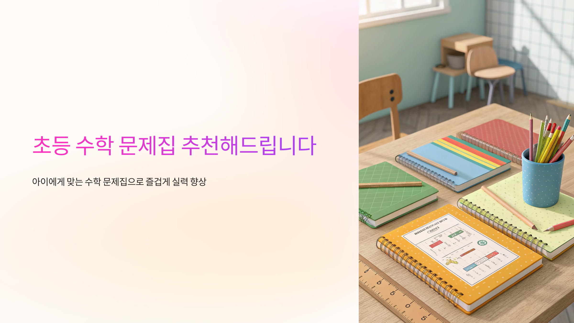 초등 수학 문제집 추천해드립니다