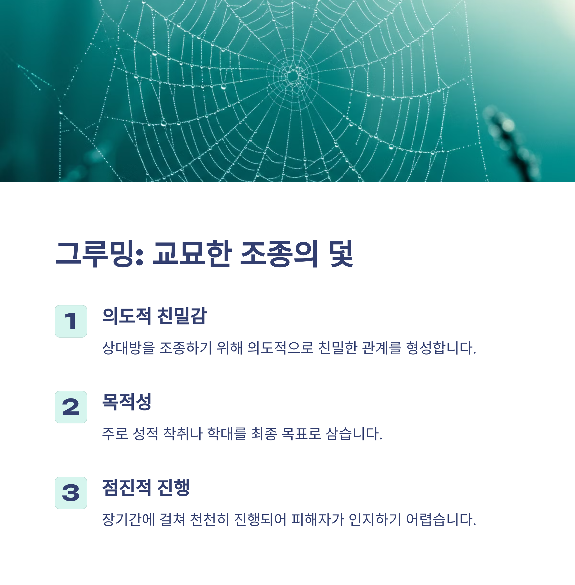 그루밍(Grooming)이란?