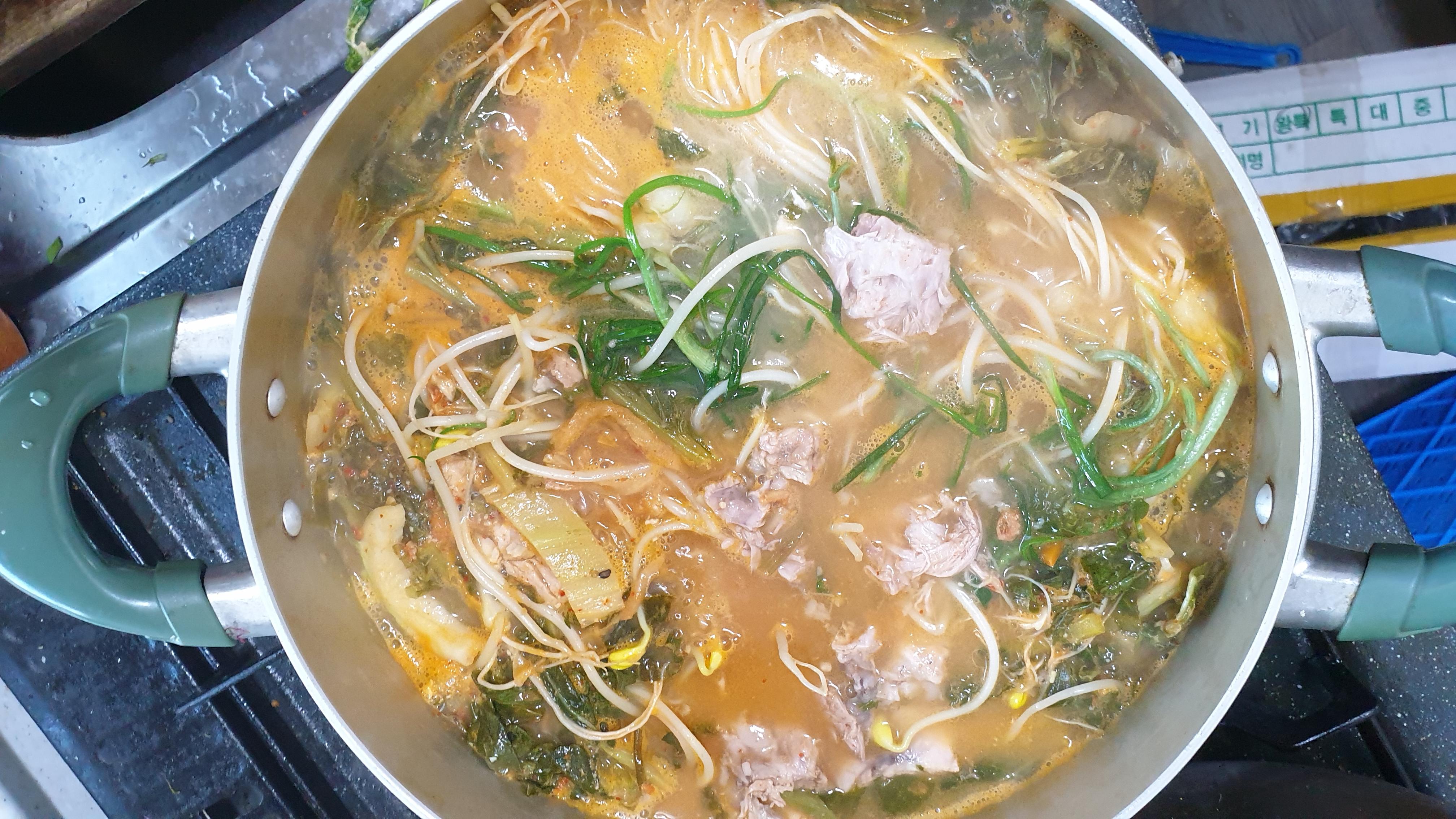  시골생활 겨울 먹거리 무우청시래기 된장국
