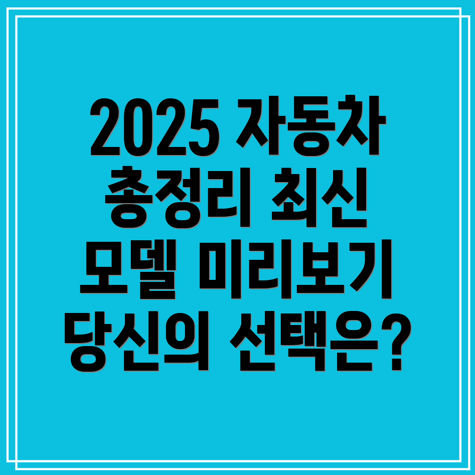 2025년 자동차