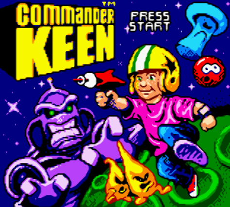  (GBC / USA) Commander Keen - 게임보이 컬러 북미판 게임 롬파일 다운로드