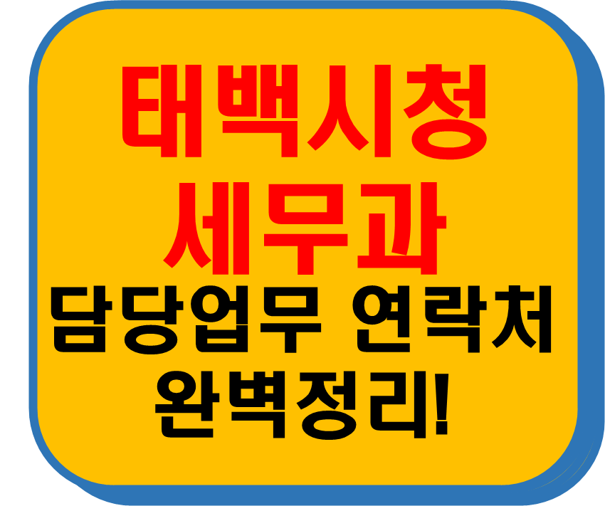 태백시청 세무과