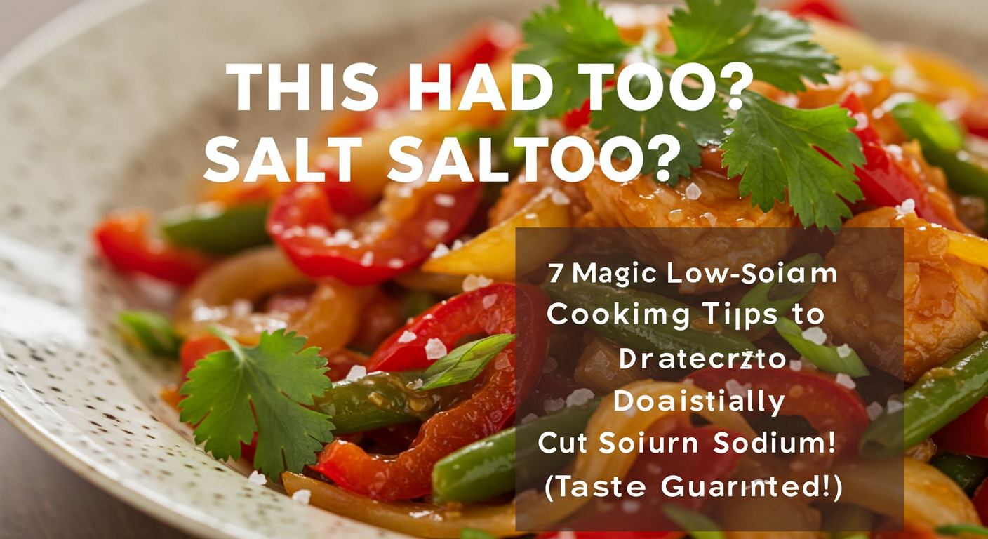 &quot;This Had Salt Too?!&quot; 🧂 7 Magic Low-Sodium Cooking Tips to Drastically Cut Sodium! (Taste Guaranteed!)-1