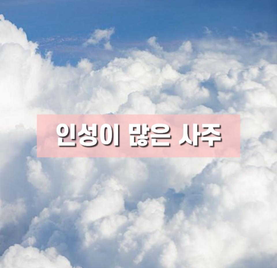  인성이 많은 여자 남자 사주 특징 및 개운법 총정리