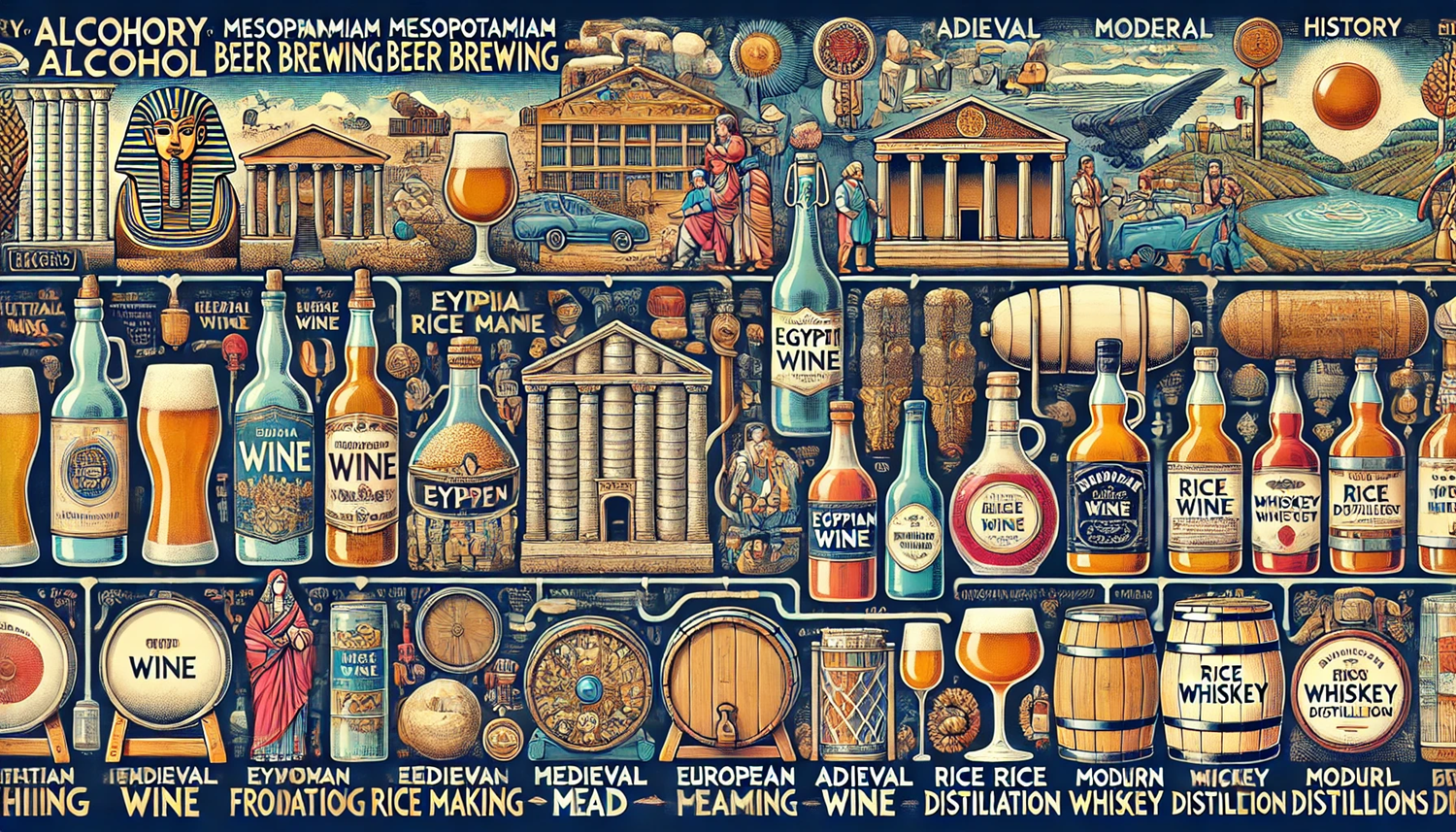 고대부터 현대까지! 술의 역사와 가장 오래된 주류 이야기