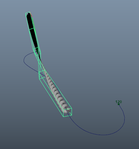 Flow Path Object 메뉴 실행 직후 이미지