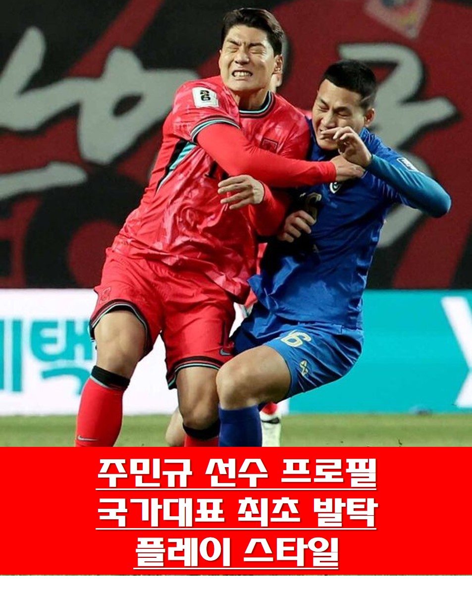  주민규 프로필 국가대표 최초 발탁 플레이 스타일