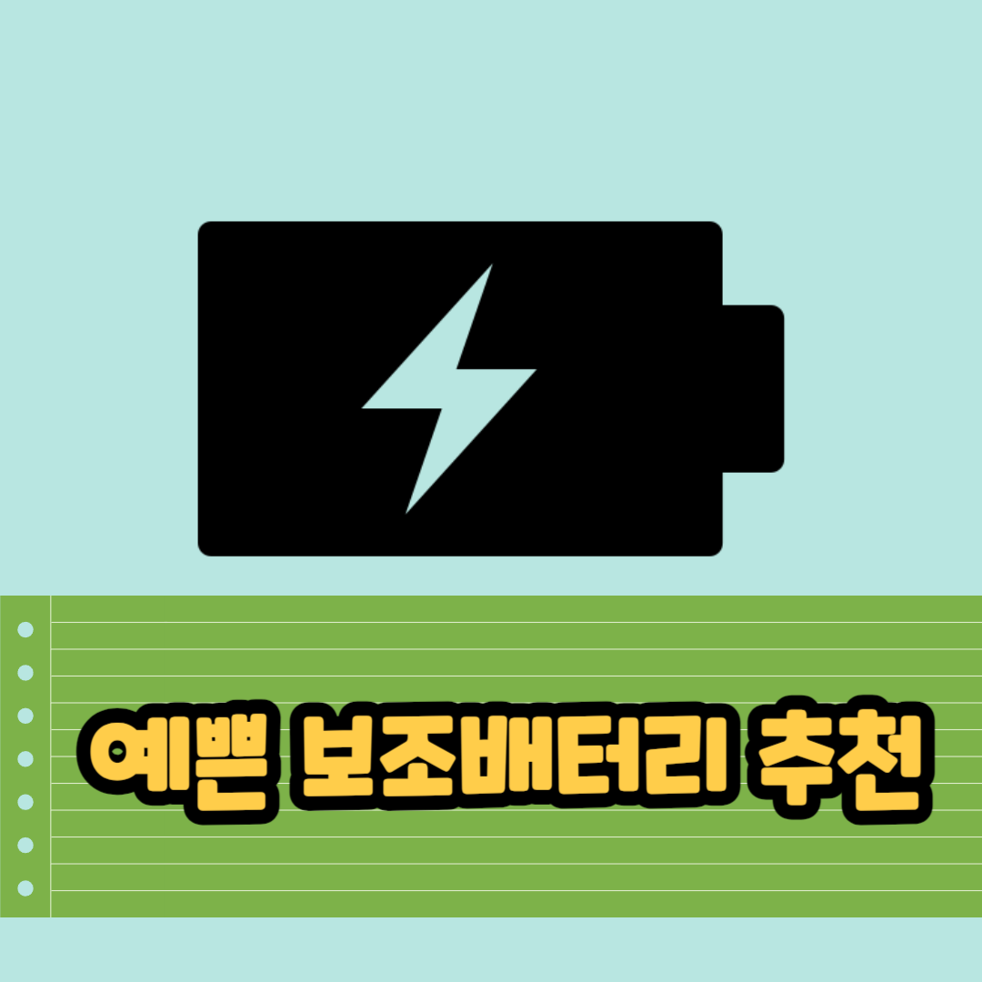  보조 배터리 추천 : 들고 다니기에는 무겁고, 안들고 다니기에는 불편하고.