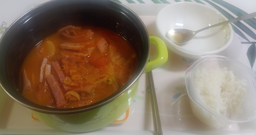  12월 15일(수) 간헐적 단식 식단 (부대찌개)