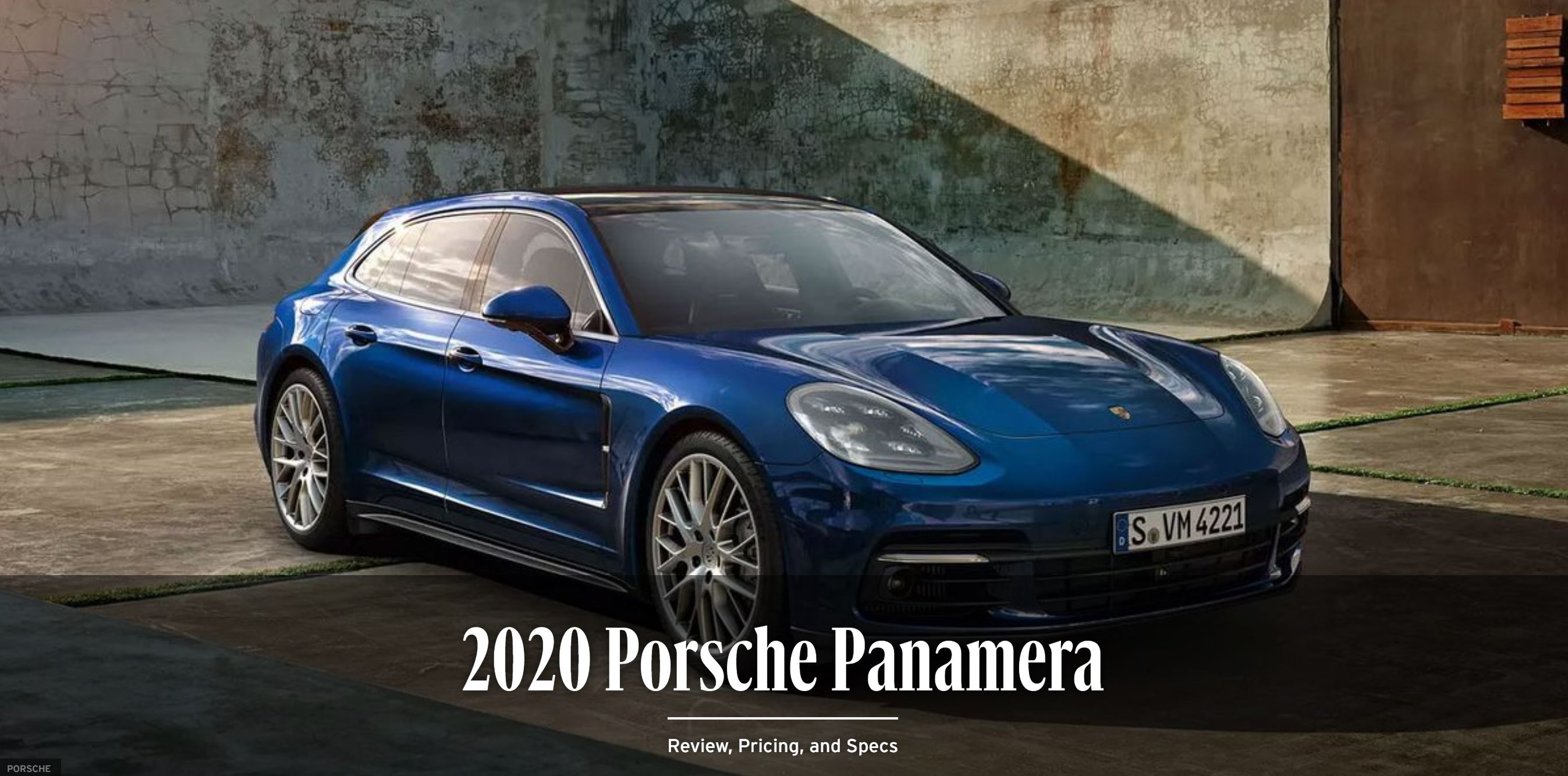 2020 포르쉐 파나메라 블루
