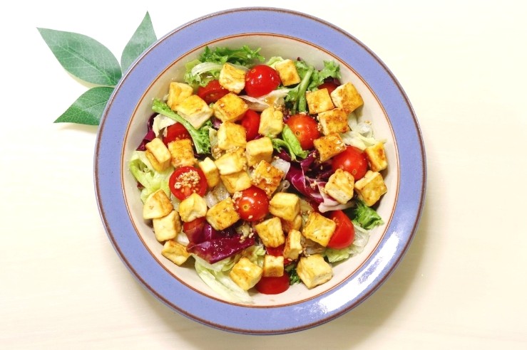 오리엔탈 드레싱 만들기 간단한 두부요리 두부샐러드 만드는 법 16