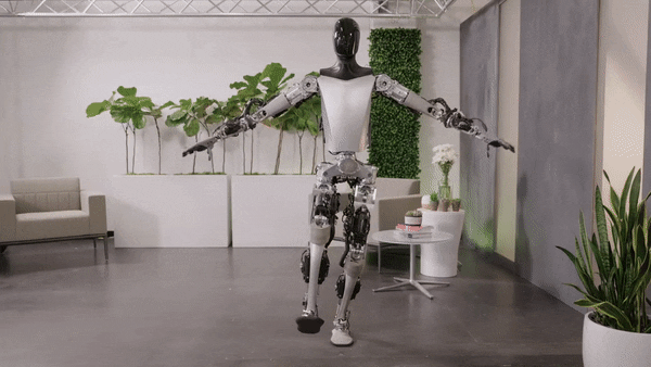 테슬라 옵티머스 로봇이 요가 동작을 하는 영상이 공개됐다.