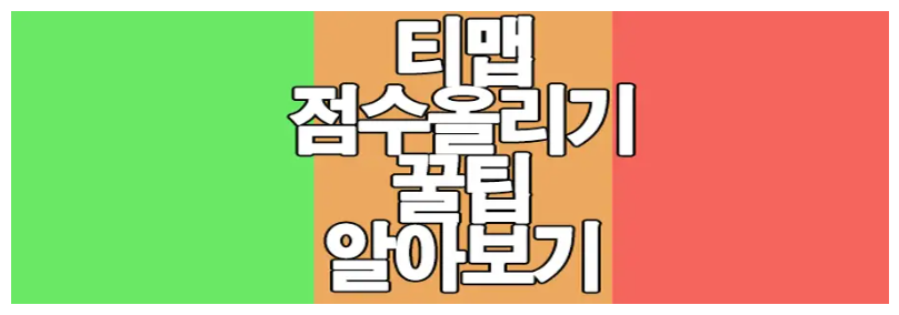 티맵 점수 올리기에 관한 글 보러 가기 링크 사진