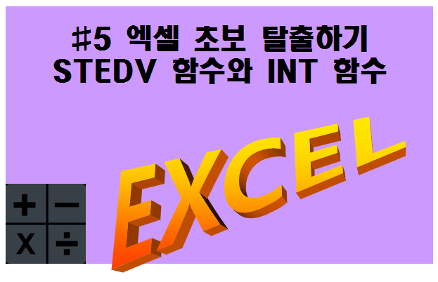 STEDV 함수 INT 함수