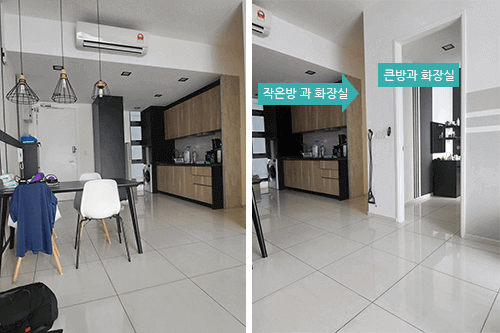 더 로버트슨 레지던스 숙소 방위치