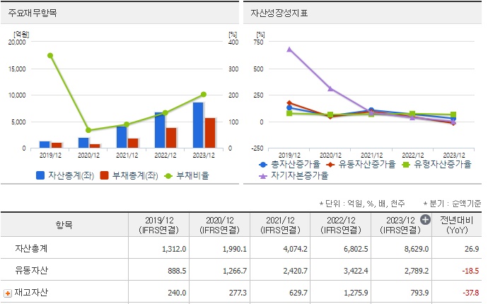 엔켐 재무분석