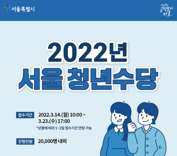 2022년-서울-청년수당-접수기간-선정인원