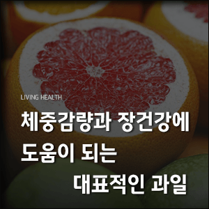  체중감량과 장건강에 도움이 되는 대표적인 과일